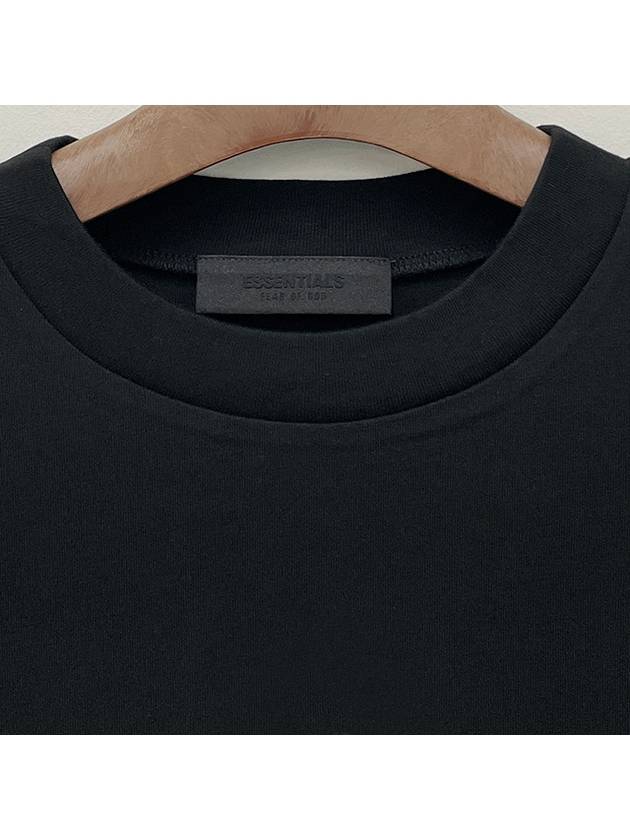 Logo Crew Neck Short Sleeve T Shirt Black 125BT244190F - FEAR OF GOD ESSENTIALS - BALAAN 7