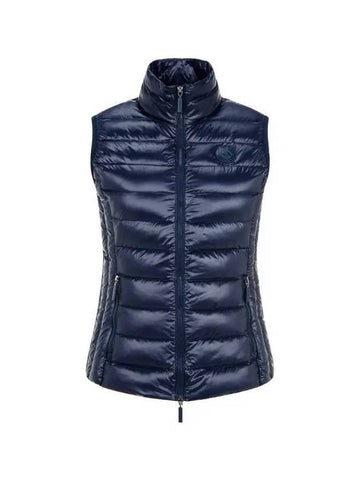 Women s Circle Patch Duck Down Padding Vest Dark Navy 270666 - ARMANI EXCHANGE - BALAAN 1