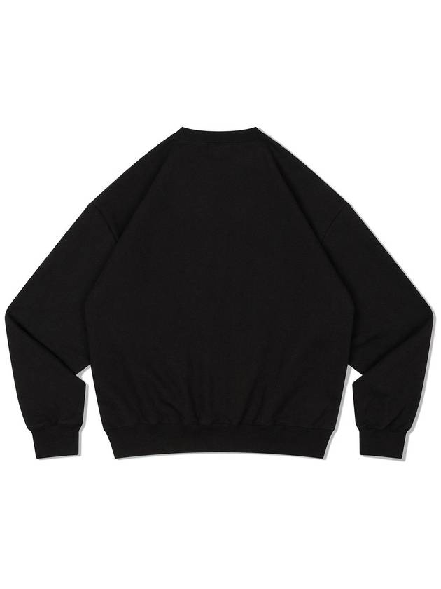 V Heavy Sweat Matin Sweatshirt Black - DE GRAND MATIN - BALAAN 4