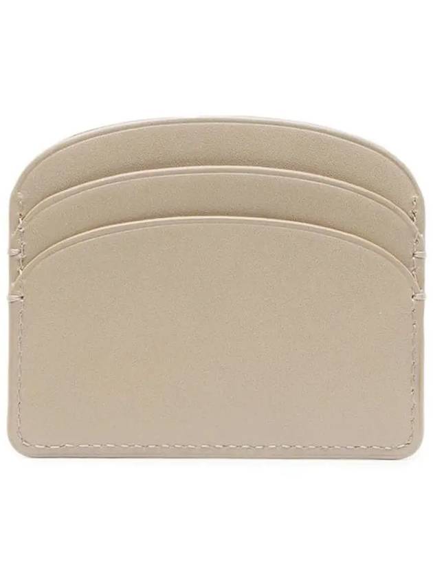 Demi Lune Card Wallet Light Beige - A.P.C. - BALAAN 4