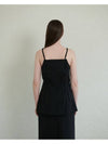 Out seam detail camisole sleeveless black - UNMUTE - BALAAN 8