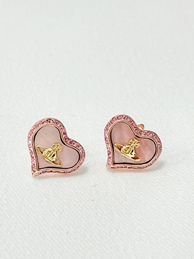 Petra Stud Earrings Rose Pink - VIVIENNE WESTWOOD - BALAAN 9