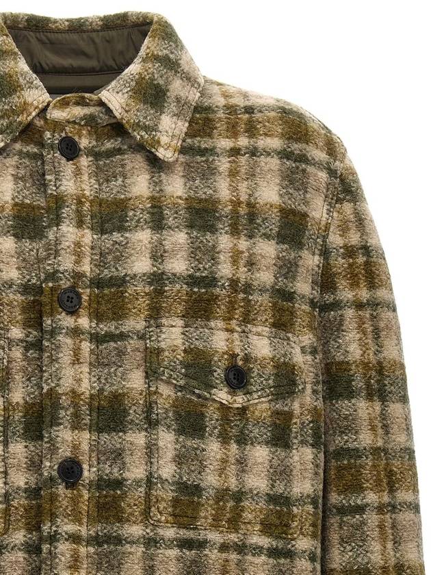 Kevron Check Wool Jacket Green - ISABEL MARANT - BALAAN 4