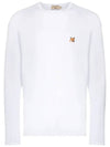 Fox Head Patch Regular Long Sleeve T-Shirt White - MAISON KITSUNE - BALAAN 3