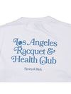 LA Racquet Club Logo Cotton Short Sleeve T-Shirt White - SPORTY & RICH - BALAAN 8