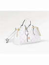 On The Go East West Monogram Embossed Calfskin Shoulder Bag White - LOUIS VUITTON - BALAAN 3