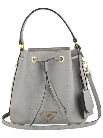 1BE032 Saffiano Top Handle Bucket Bag 33739Y - PRADA - BALAAN 1