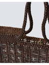 Window Basket Tote Bag Dark Brown Women s - DRAGON DIFFUSION - BALAAN 3