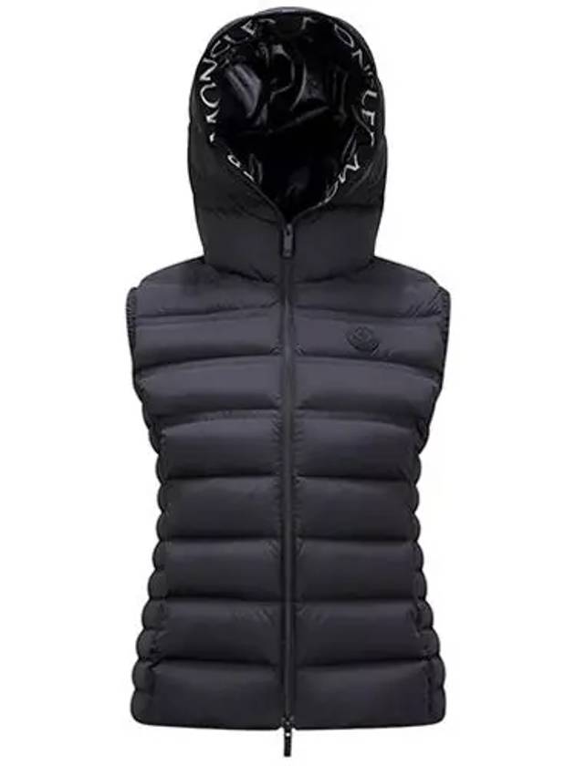 ALITERSE hooded padded vest black women s 1A00022 595FK 999 - MONCLER - BALAAN 1