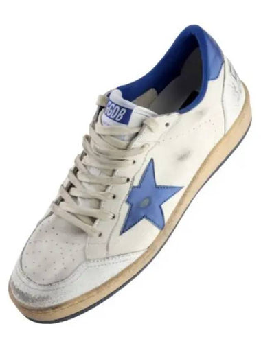 Ballstar White Sneakers Blue Star - GOLDEN GOOSE - BALAAN 1