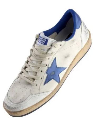 Ballstar White Sneakers Blue Star Men s - GOLDEN GOOSE - BALAAN 1