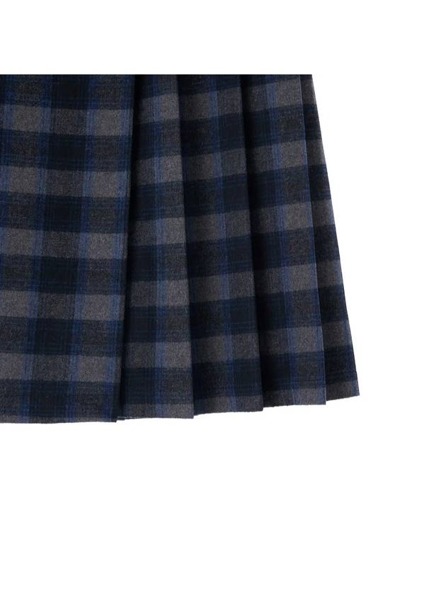 RS9seoul 100 wool high waist CD pleated skirt - RS9SEOUL - BALAAN 3