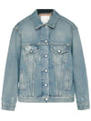 Distressed Denim Jacket Blue - ACNE STUDIOS - BALAAN 3