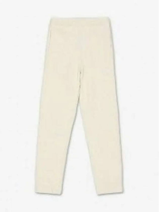 Side Logo Cotton Jogger Track Pants White - GANNI - BALAAN 2