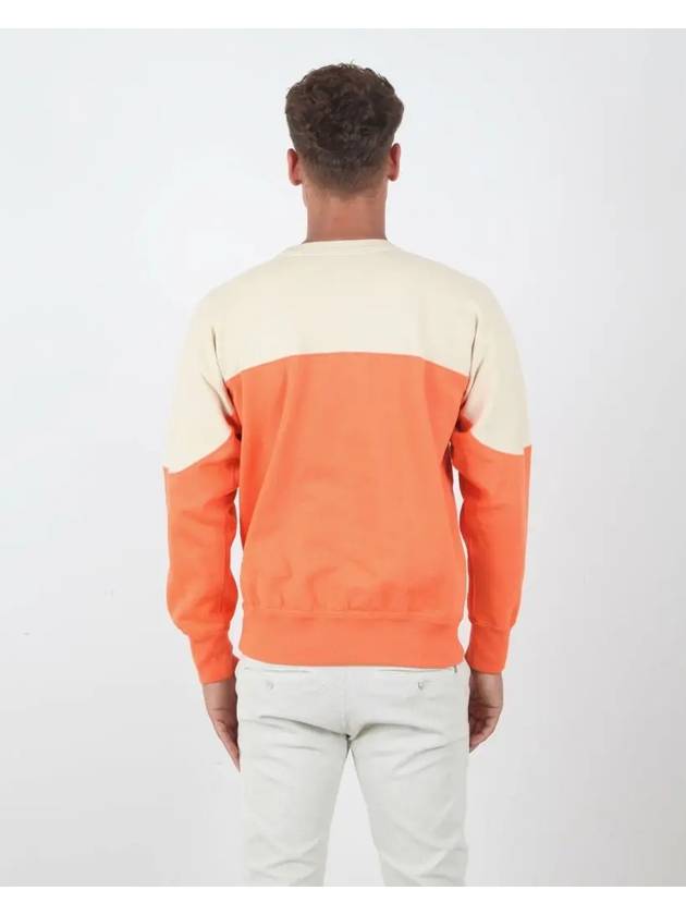 Howley Logo Two-Tone Sweatshirt Orange - ISABEL MARANT - BALAAN 5