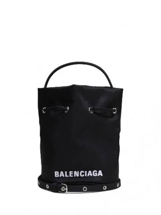 Crossbag Wheel Drawstring Bucket Bag - BALENCIAGA - BALAAN 1