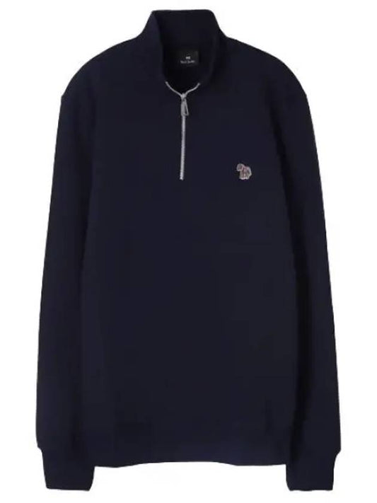 Zebra Patch Zip Neck Sweatshirt Men - PAUL SMITH - BALAAN 1