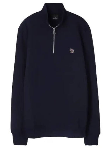 Zebra patch zip neck sweatshirt - PAUL SMITH - BALAAN 1