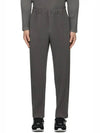 Homme Plissé Issey Miyake Collar Pleated Spot Basic Pants Gray - ISSEY MIYAKE - BALAAN 2