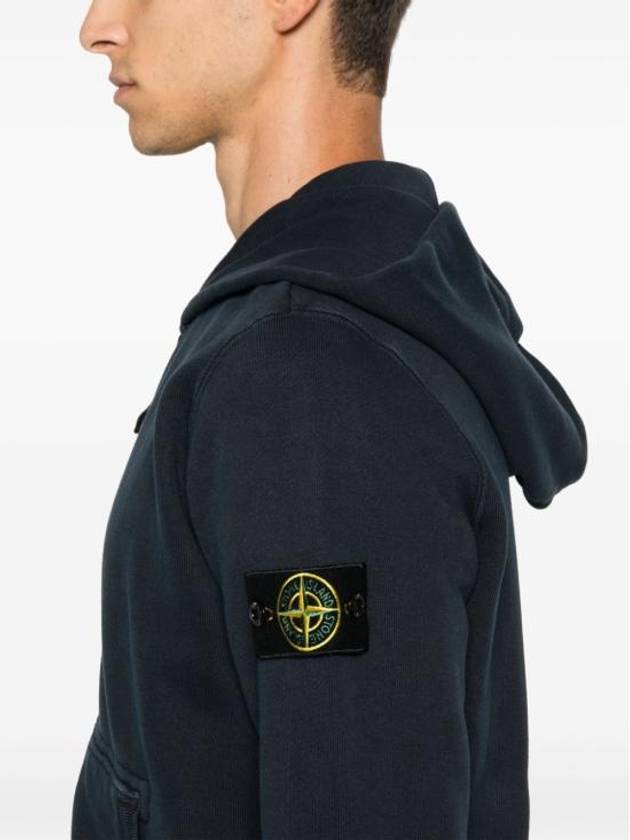 Stone Island Hooded Sweatshirt 811563341 V0120 Blue - STONE ISLAND - BALAAN 6