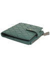 Large Intrecciato Halfwallet Mint - BOTTEGA VENETA - BALAAN.