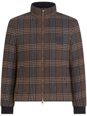 check pattern padded jacket 1S3910018 - ETRO - BALAAN 1