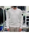 Wappen Patch Crewneck Sweatshirt White - STONE ISLAND - BALAAN 2