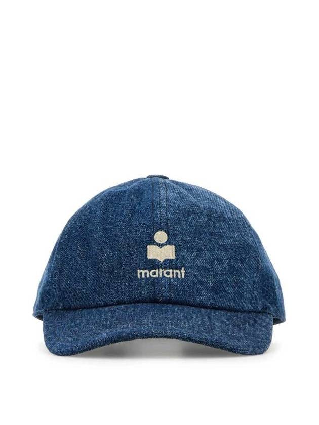 Tomas Embroidered Logo Ball Cap Blue - ISABEL MARANT - BALAAN 2