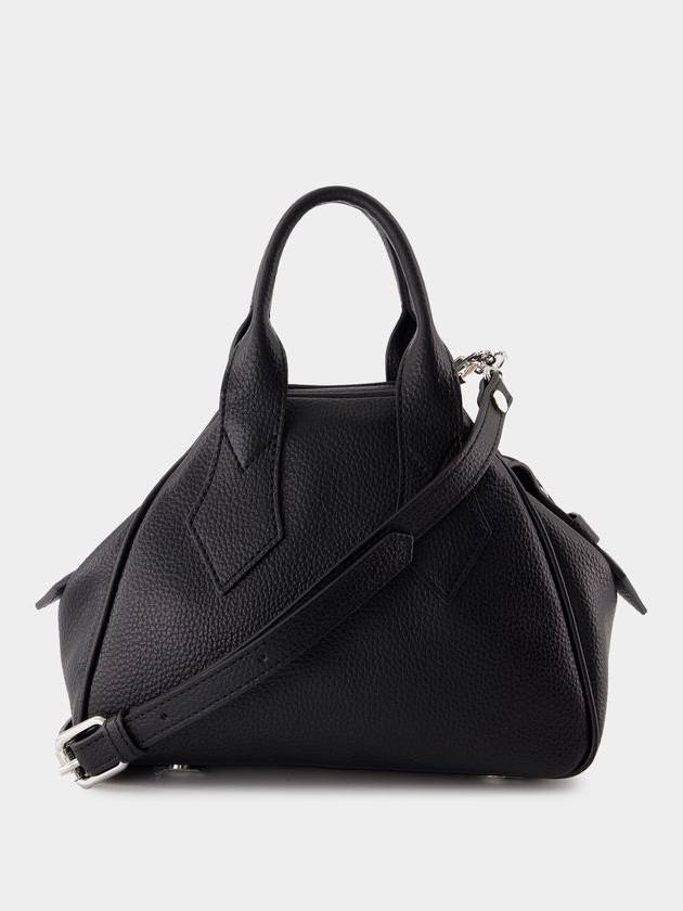 Yasmine Small Tote Bag Black - VIVIENNE WESTWOOD - BALAAN 4