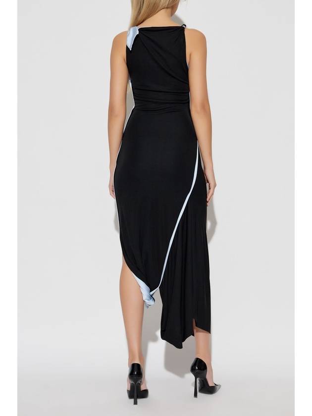 Victoria Beckham Dress With Twisted Strap, Women's, Black - VICTORIA BECKHAM - BALAAN 4