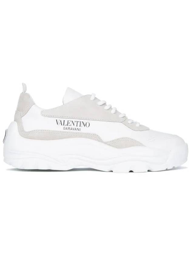 Gumboy Banshee Leather Low Top Sneakers White - VALENTINO - BALAAN 2