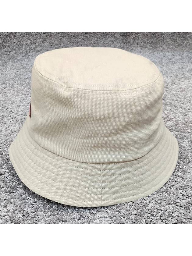 Haley Logo Bucket Hat Ivory - ISABEL MARANT - BALAAN 3