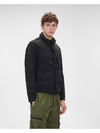 Nycra R Zip Up Jacket Black - CP COMPANY - BALAAN 5