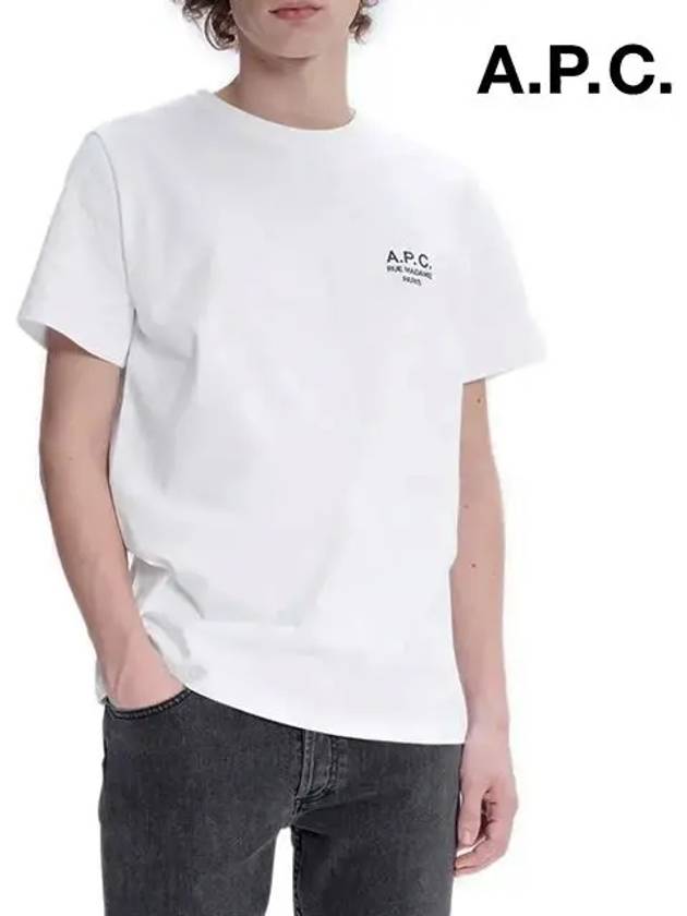 Raymond Short Sleeve T-shirt White - A.P.C. - BALAAN 3