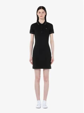 Women s mini pique stitch polo t shirt dress EF0082 54G 031 Domestic product GQ2N24022818115 - LACOSTE - BALAAN 1