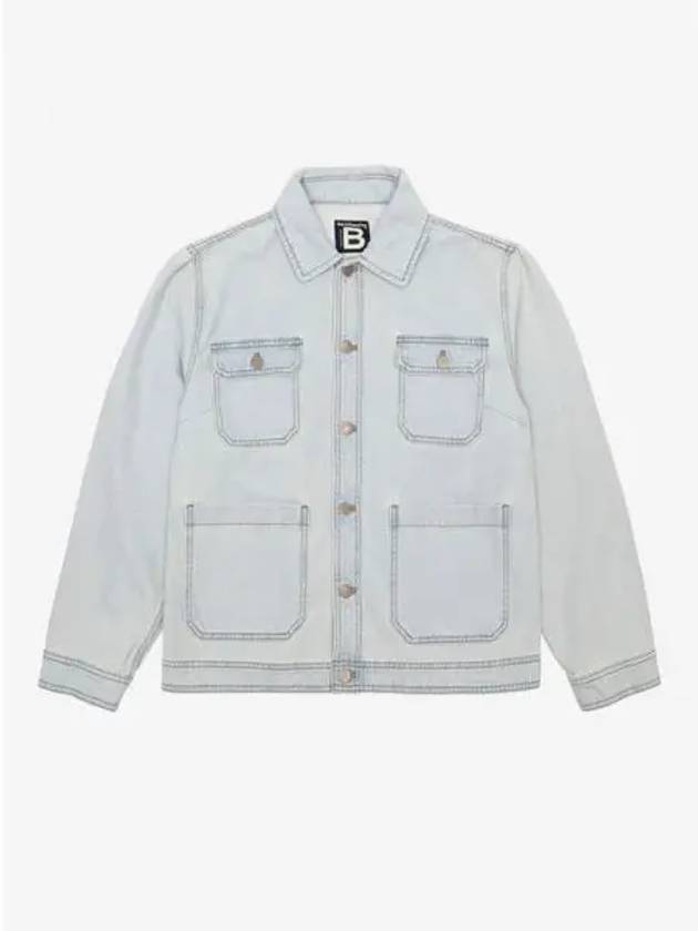 DENIM WORK JACKET SKY BLUE - BENSIMON - BALAAN 1