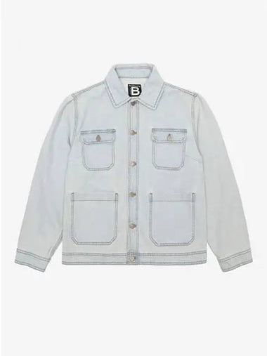 DENIM WORK JACKET SKY BLUE - BENSIMON - BALAAN 1