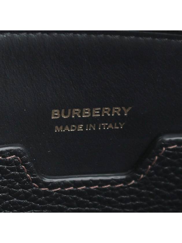 TB Grainy Mini Pouch Shoulder Bag Black - BURBERRY - BALAAN 9