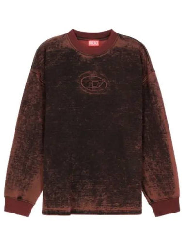 Boxt T Shirt Brown - DIESEL - BALAAN 1