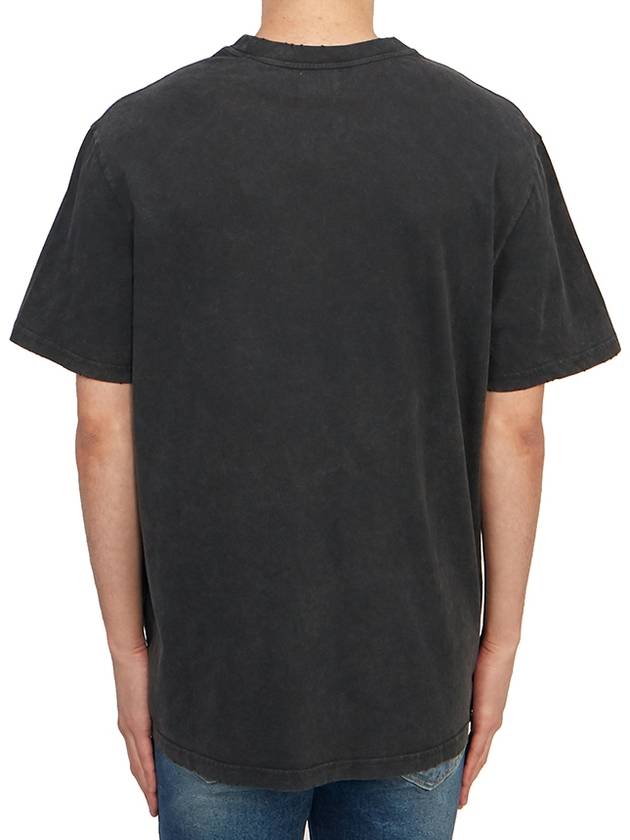 Hugo Logo Short Sleeve T-shirt Black - ISABEL MARANT - BALAAN 4