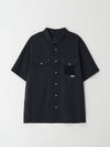 Studio Work Short Sleeve Shirt Black - BOOVOOM - BALAAN 4