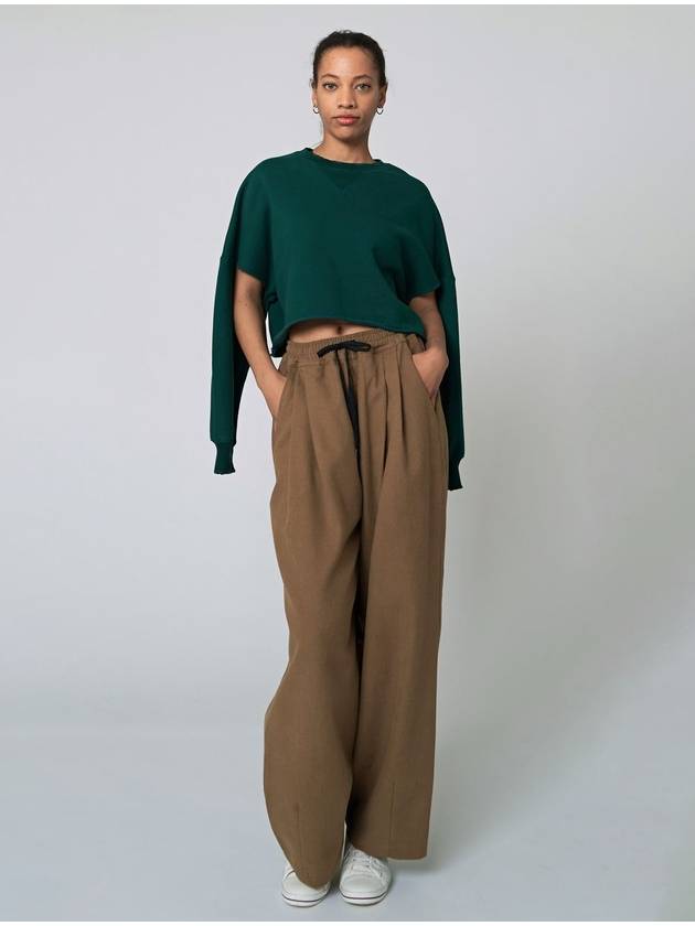 slung wide pants beige - ATHPLATFORM - BALAAN 6