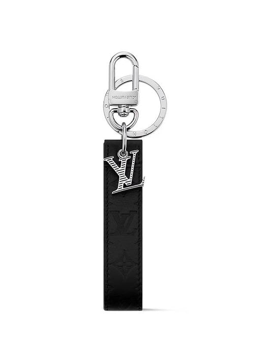 LV Shadow Dragonne Monogram Key Holder Black - LOUIS VUITTON - BALAAN 2