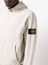 Compass Logo Patch Hoodie Ice - STONE ISLAND - BALAAN 3