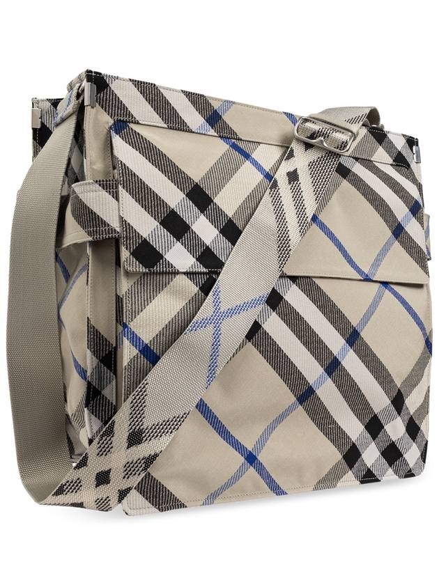 Trench Check Medium Tote Bag Lichen - BURBERRY - BALAAN 5