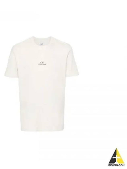 30/1 Jersey Graphic Short Sleeve T-Shirt White - CP COMPANY - BALAAN 2