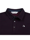 Men s jacquard polo collar t shirt 9324GXZP NAVY - BLACK&WHITE - BALAAN 3