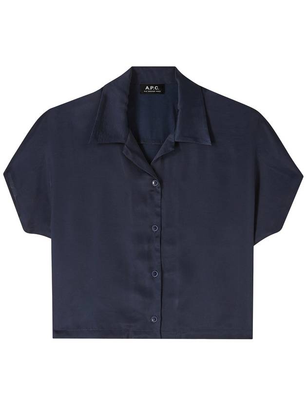 Miley Short Sleeve Shirt Navy - A.P.C. - BALAAN 2