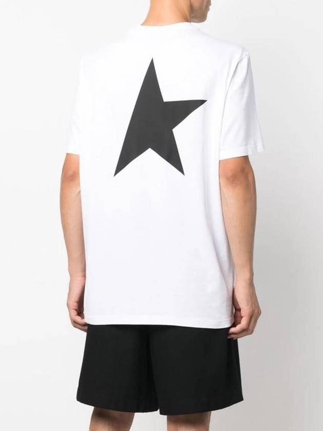 Star Collection Logo Short Sleeve T-Shirt White - GOLDEN GOOSE - BALAAN 4