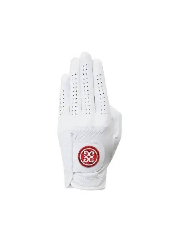 Men's Essential Camo Patch Golf Glove Snow Scarlet - G/FORE - BALAAN 2